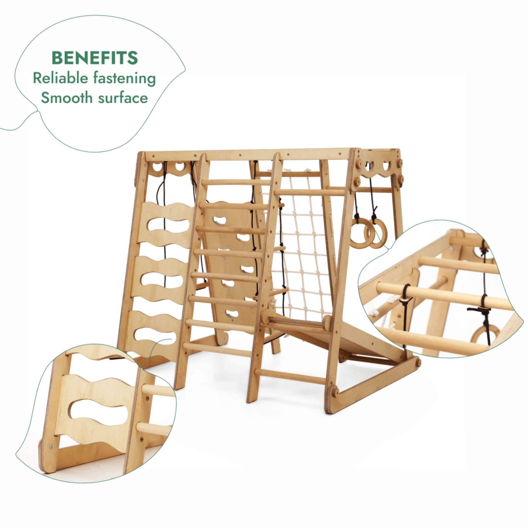Goodevas 6in1 Indoor Jungle Gym with various features