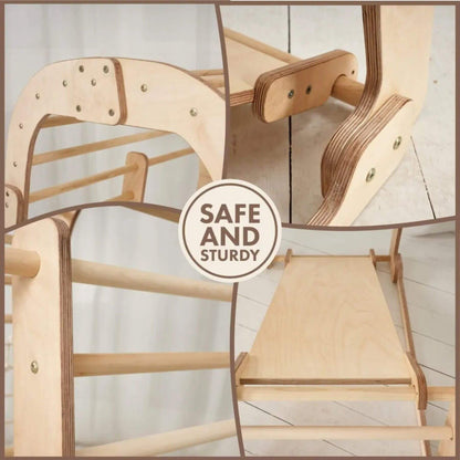 Close-up of Goodevas Indoor Wooden Playground