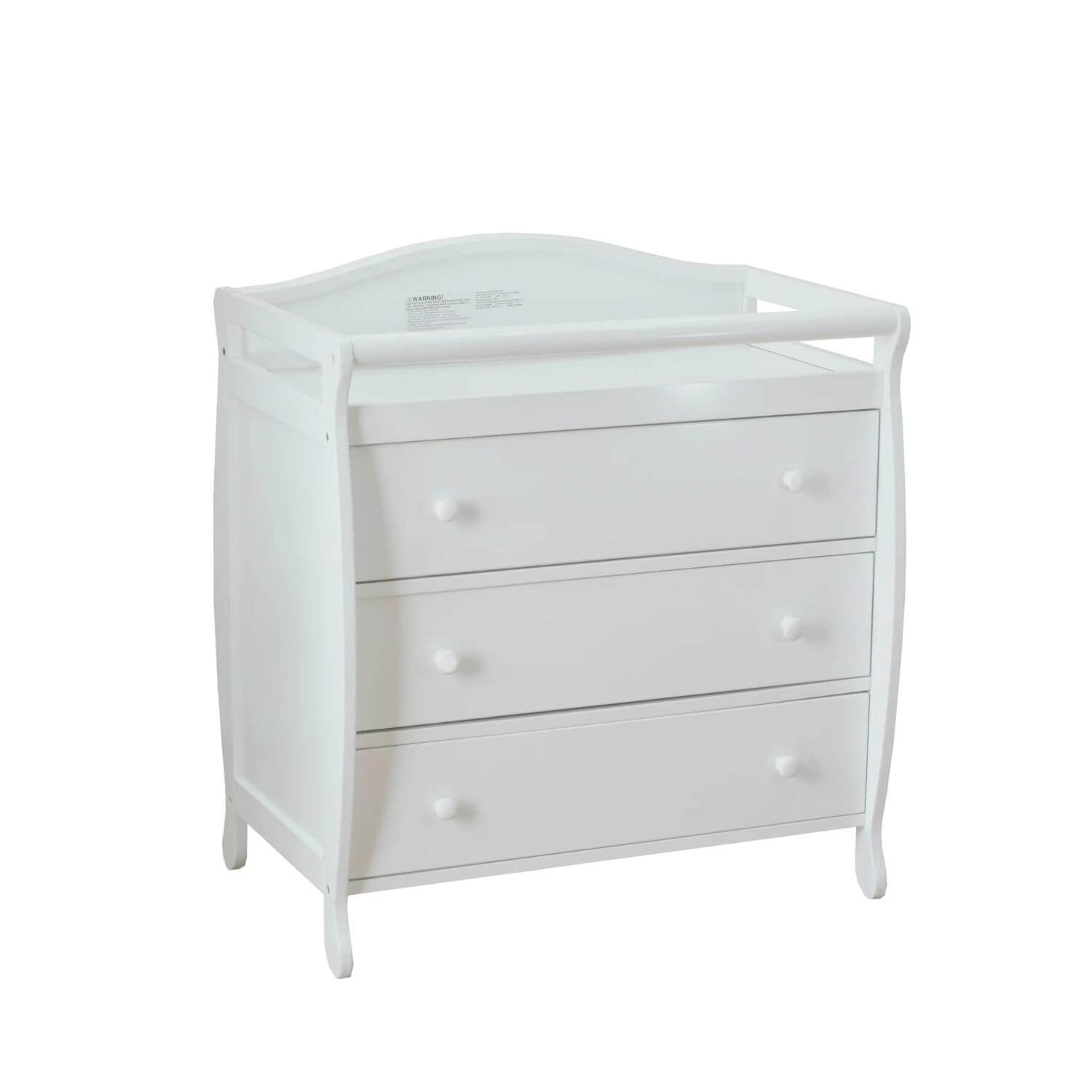 AFG Grace 3-Drawer Changing Table White