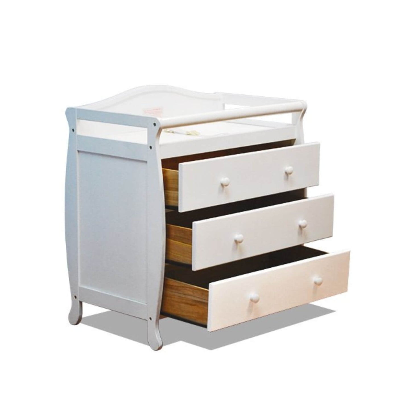 AFG Grace 3-Drawer Changing Table White