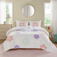 Gracie Floral Reversible Tufted Chenille Comforter Set