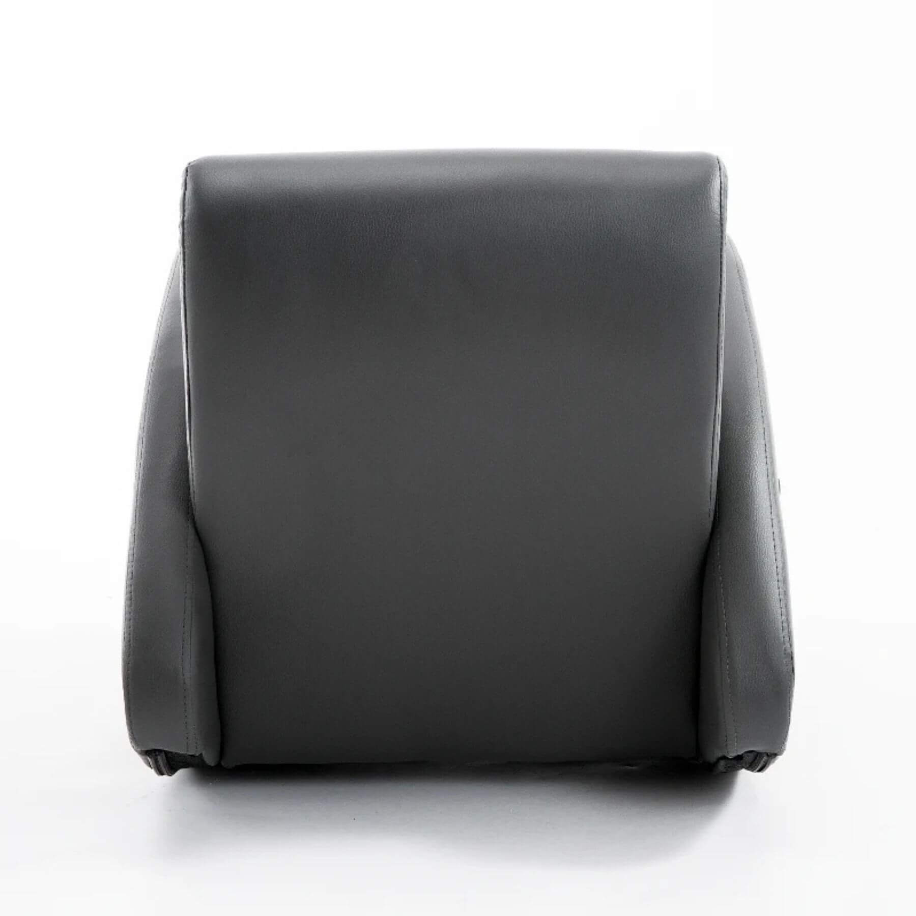 Back View of Qaba PU Leather Kids Sofa Rocking Chair Grey