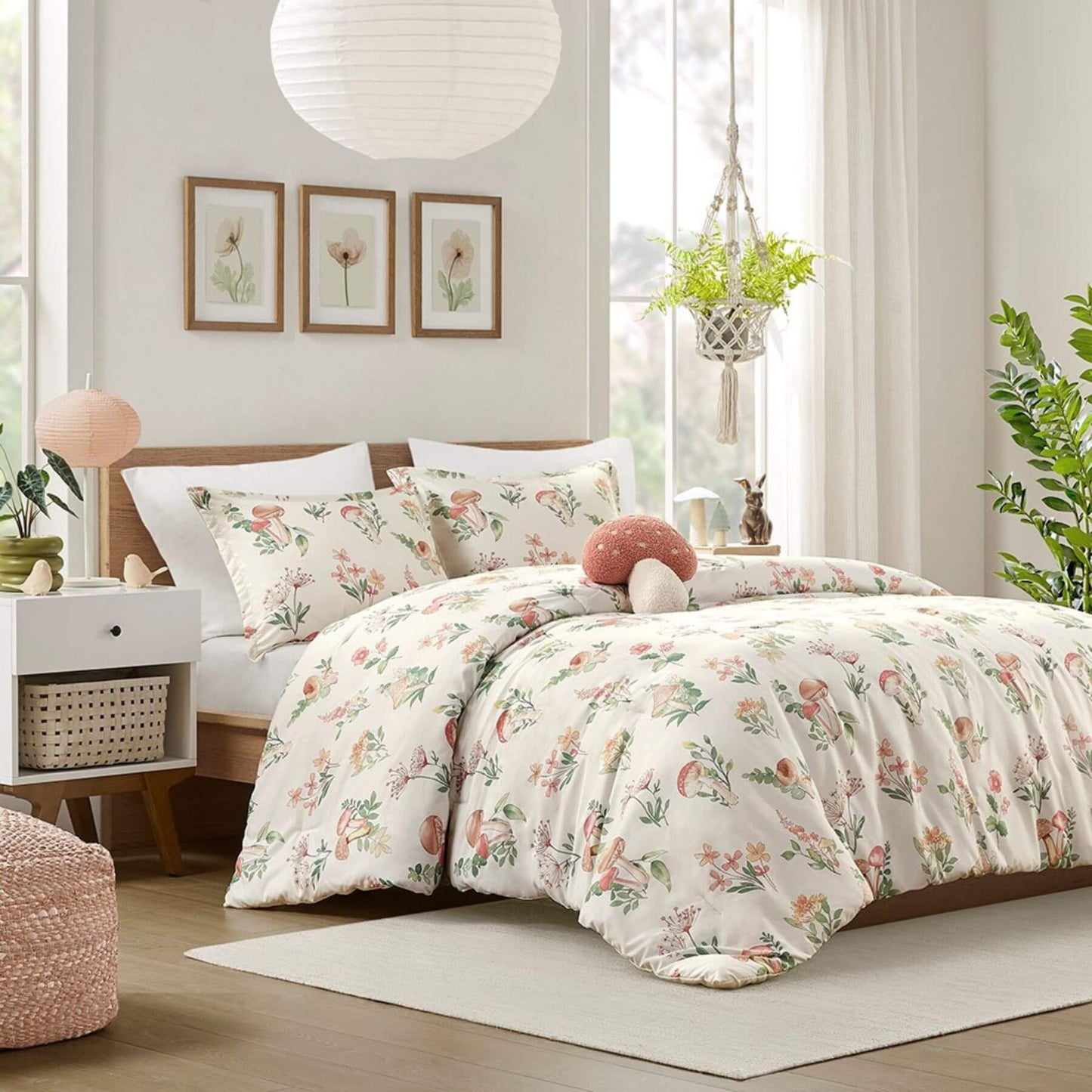 Gwen Mushroom Garden Comforter Set