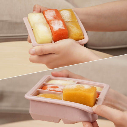 Haakaa Freezer Tray Blush - 6 Compartments
