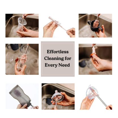 Collage of cleaning products and tools with text 'Effortless Cleaning for Every Need'.
