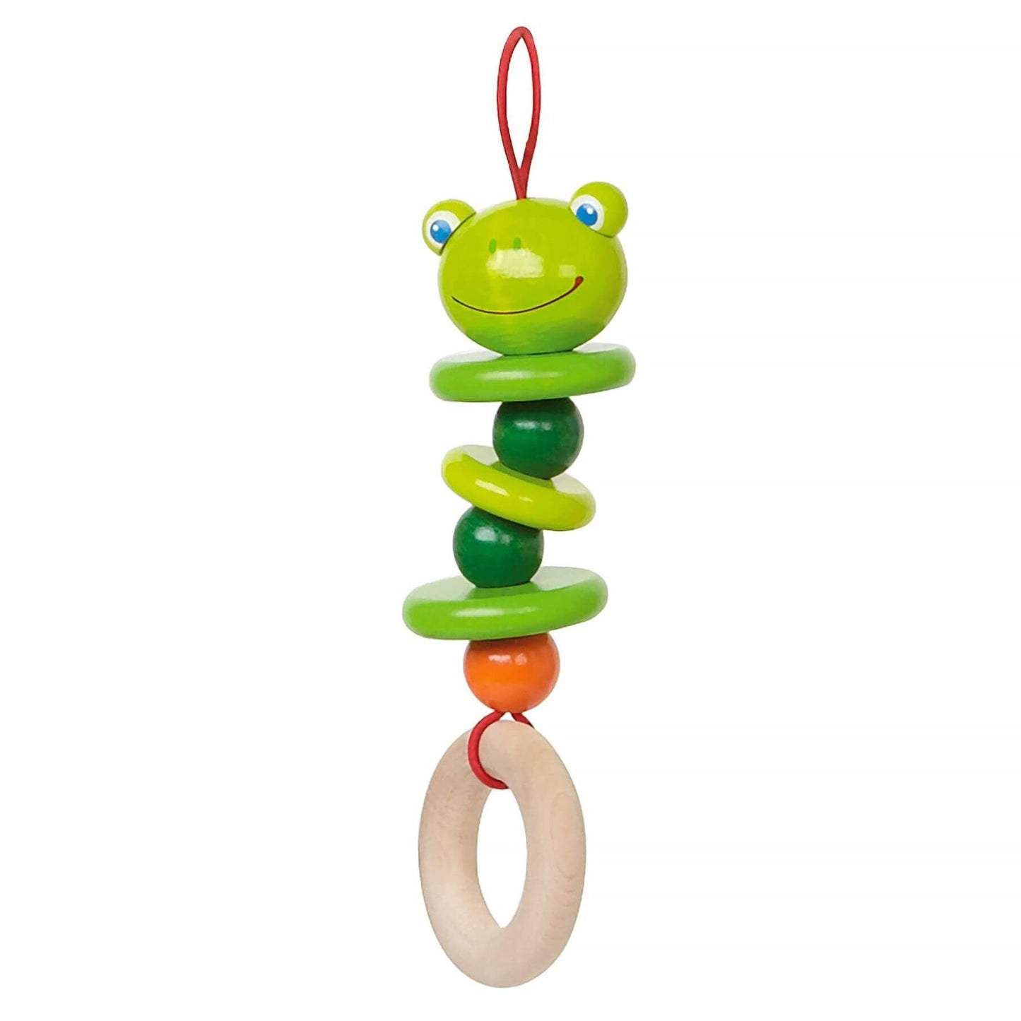 Colorful children's toy with a smiling face
