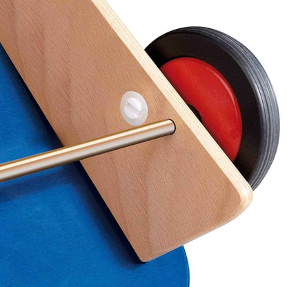 Close-up of HABA USA Walker Wagon Push Toy