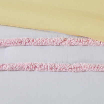 Detail View of Haisley Cotton Comforter Set with Chenille Trim