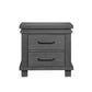 Soho Baby Hampton 2-Drawer Nightstand | Canyon Gray