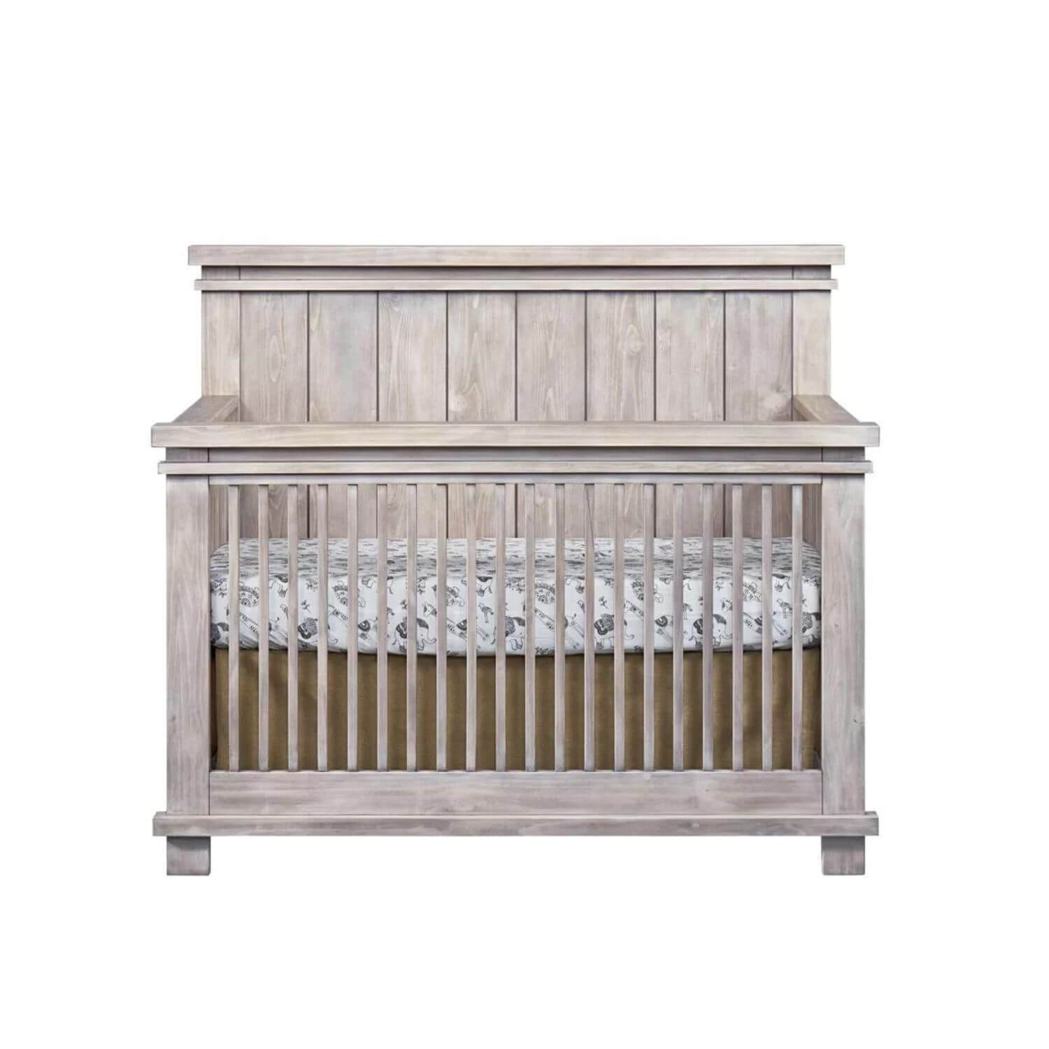 Soho Baby Hampton 4-in-1 Convertible Crib | Stone Wash