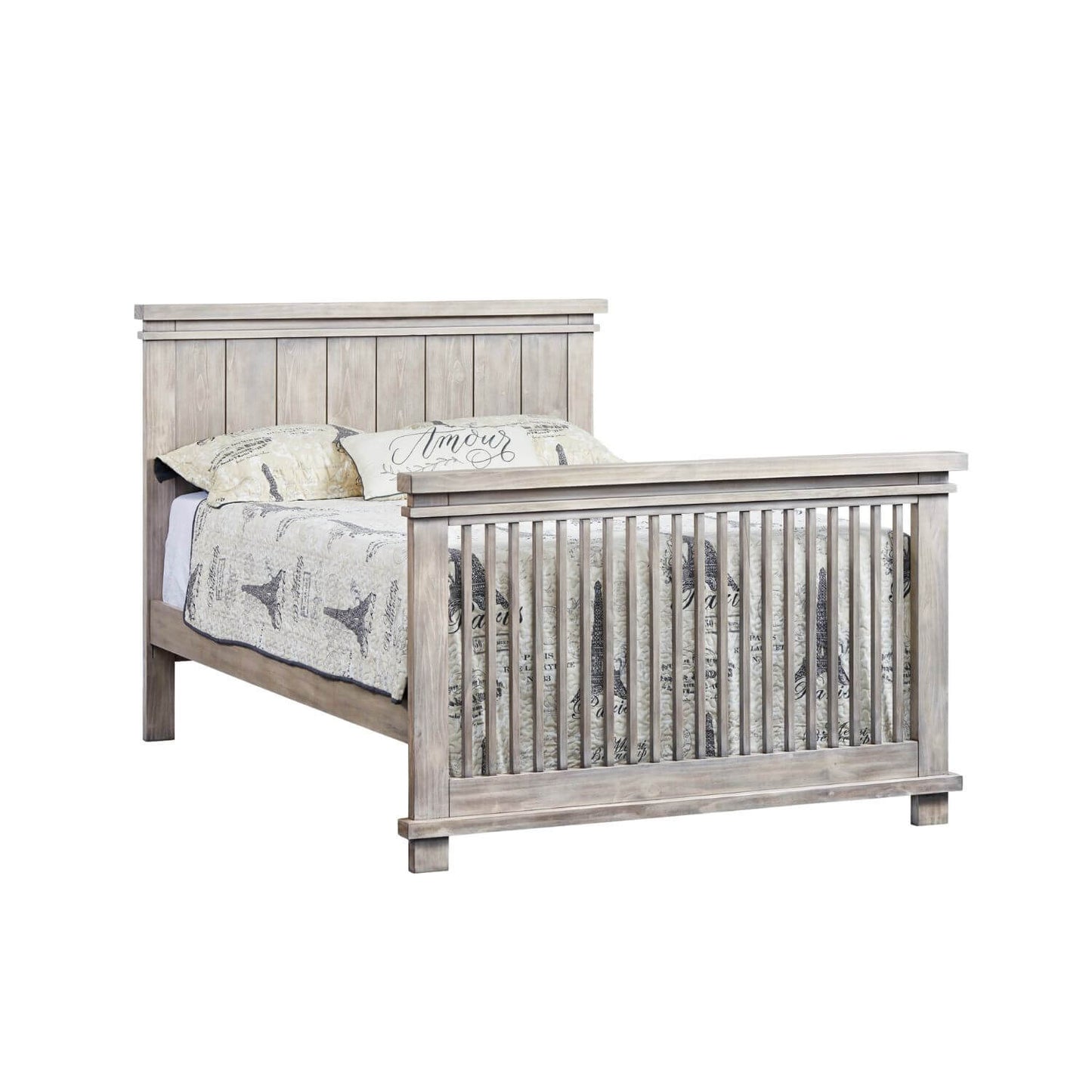 Soho Baby Hampton 4-in-1 Convertible Crib | Stone Wash