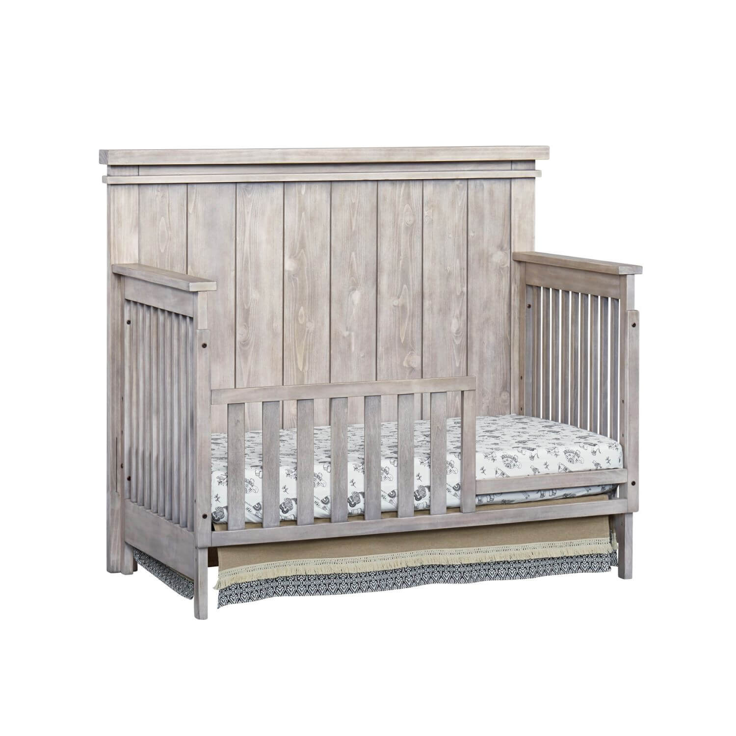 Soho Baby Hampton 4-in-1 Convertible Crib | Stone Wash