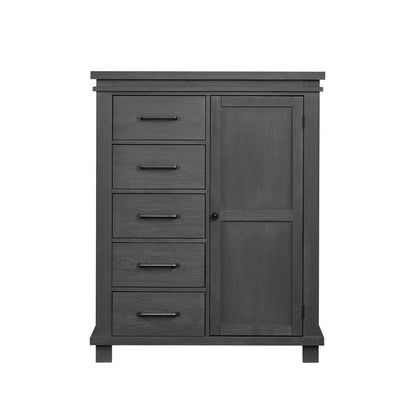Soho Baby Hampton 5-Drawer Chifferobe | Canyon Gray