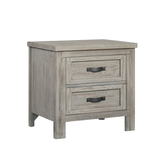 Soho Baby Hanover 2-Drawer Nightstand | Oak Gray