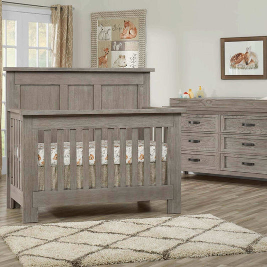 Soho Baby Hanover 4-in-1 Convertible Crib | Oak Gray