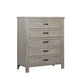 Soho Baby Hanover 5-Drawer Chest | Oak Gray