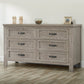 Soho Baby Hanover 6-Drawer Dresser | Oak Gray