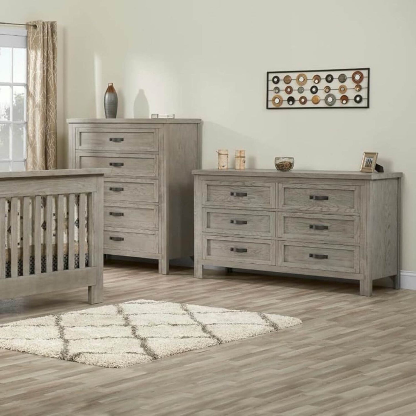 Soho Baby Hanover 6-Drawer Dresser | Oak Gray