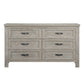 Soho Baby Hanover 6-Drawer Dresser | Oak Gray