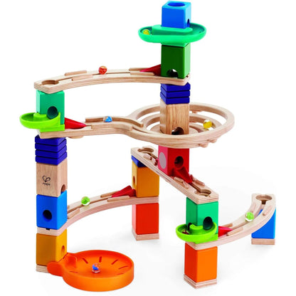 Hape Quadrilla Cliffhanger Wooden Marble Run Blocks