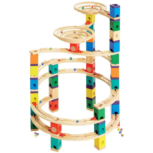 Hape Quadrilla Cyclone Wooden Marble Run Blocks