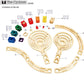 Parts of Hape Quadrilla Cyclone Wooden Marble Run Blocks