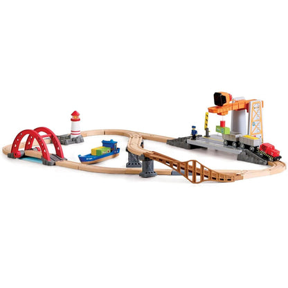 Hape Sea & Rail Cargo Transportation Set