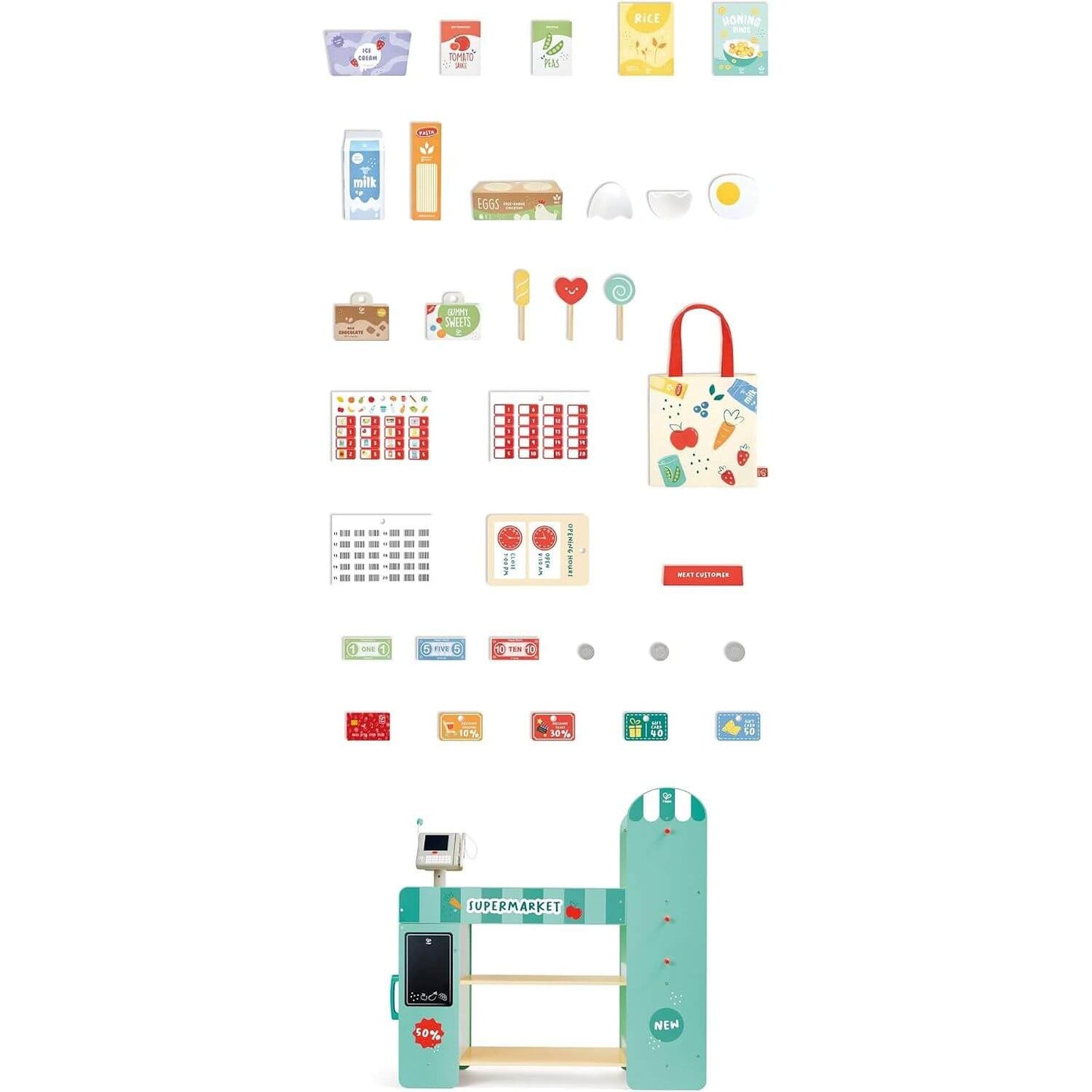 Hape Smart & Wooden Supermarket