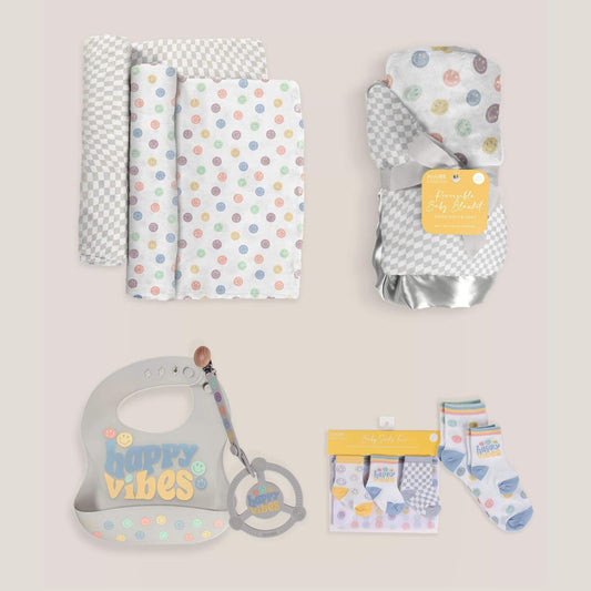 JuJuBe Everyday Essentials Baby Bundle - Happy Baby Vibes