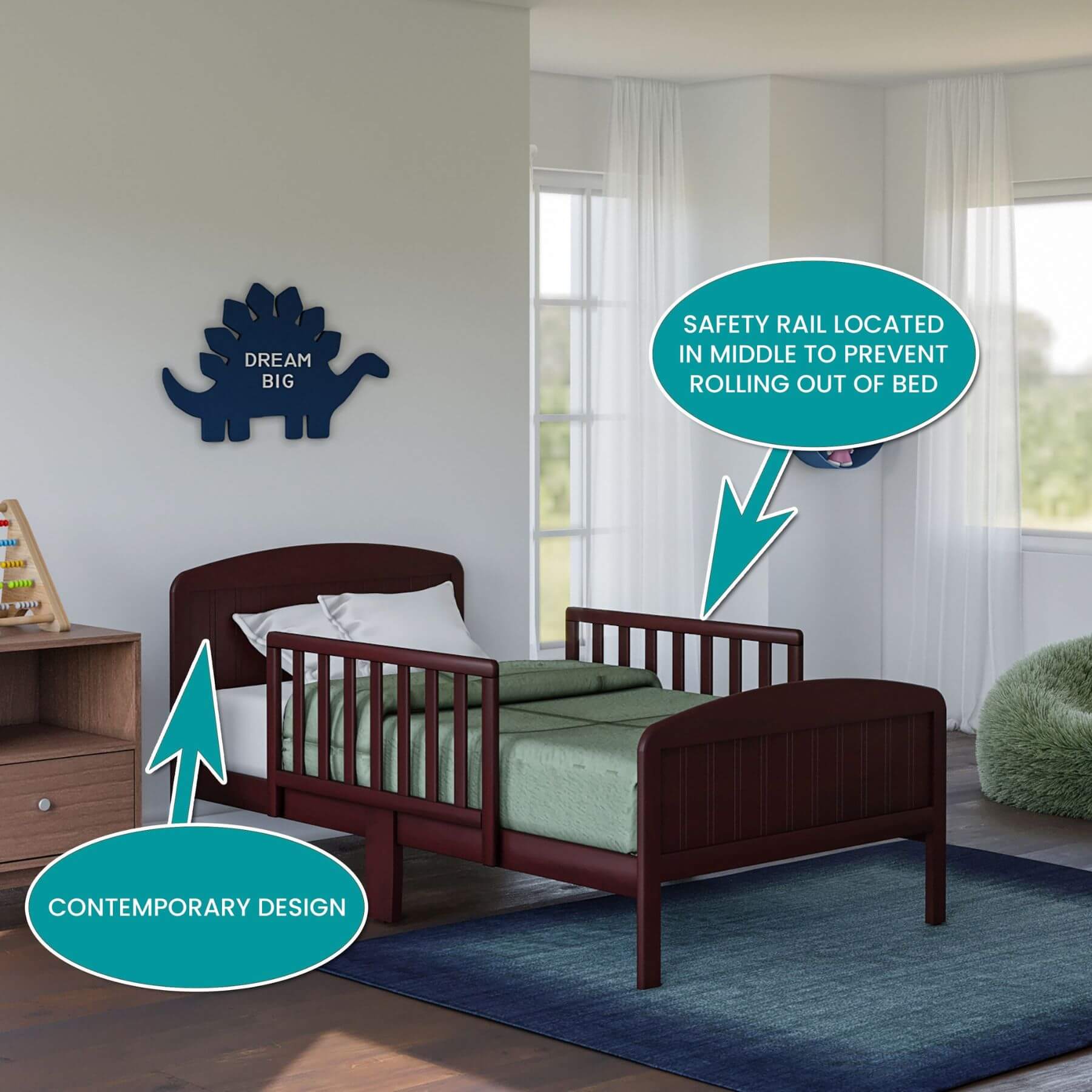 Busy Kids Furniture Harrisburg Toddler Bed Espresso