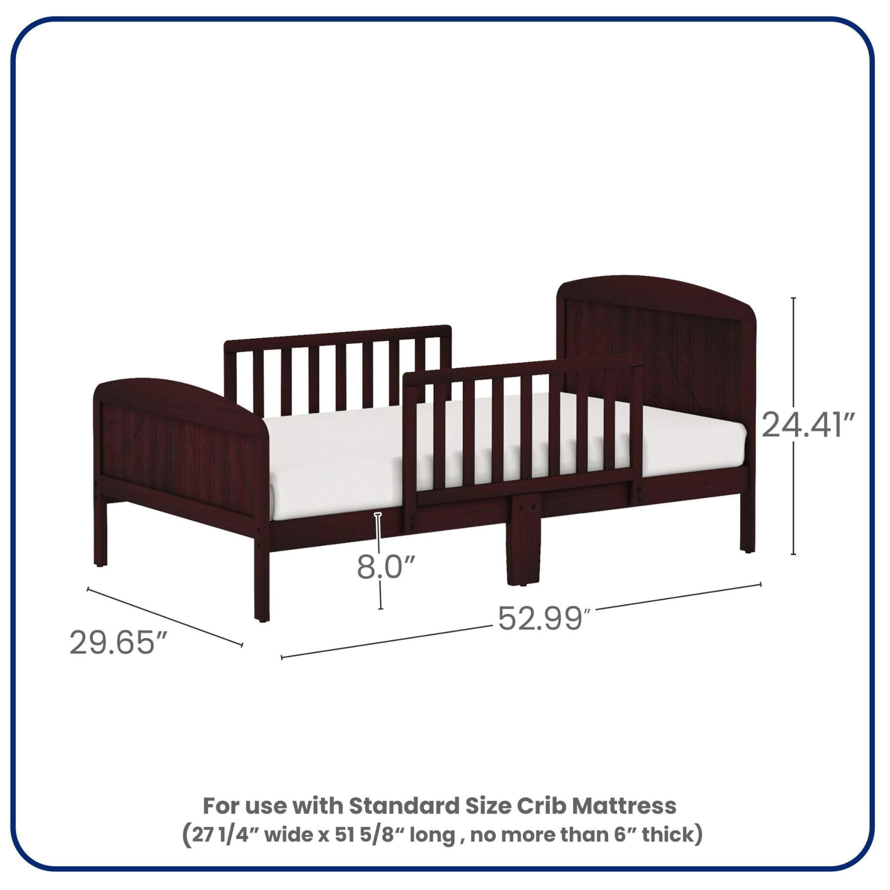 Busy Kids Furniture Harrisburg Toddler Bed Espresso
