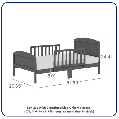 Busy Kids Furniture Harrisburg Toddler Bed Grey