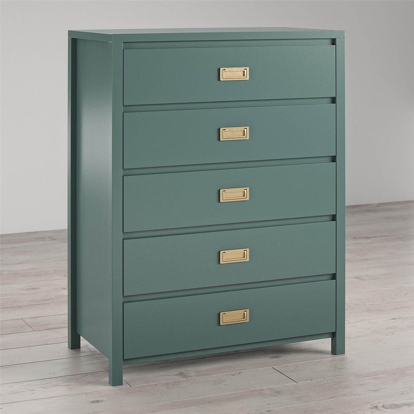 Max & Finn Haven 5-Drawer Kids' Dresser - Hunter Green
