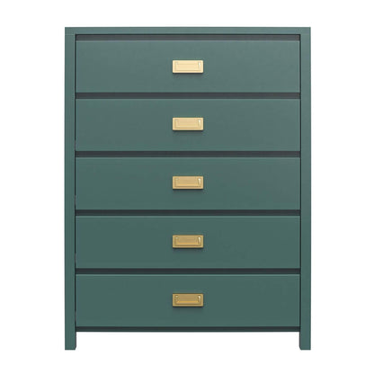 Max & Finn Haven 5-Drawer Kids' Dresser - Hunter Green