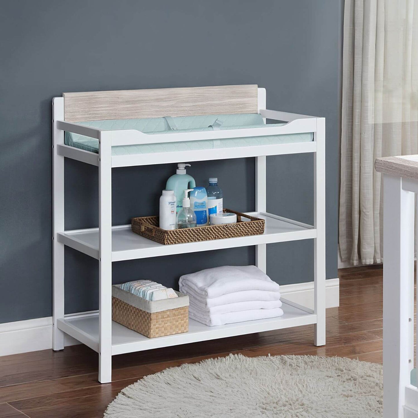 Hayes Changing Table White/Natural