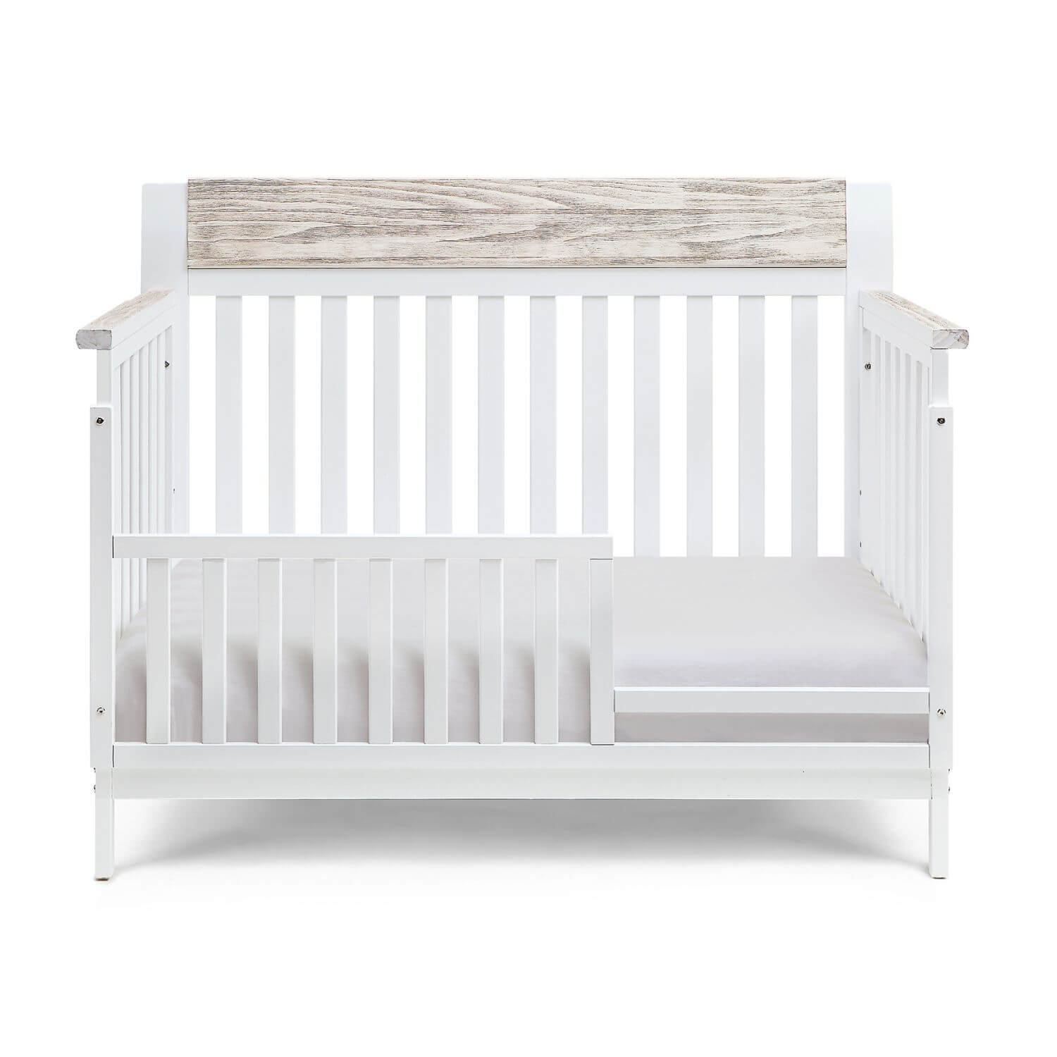 Hayes 4-in-1 Convertible Crib White/Natural