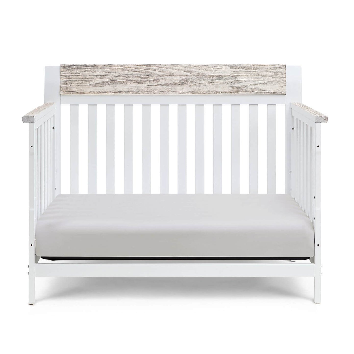 Hayes 4-in-1 Convertible Crib White/Natural