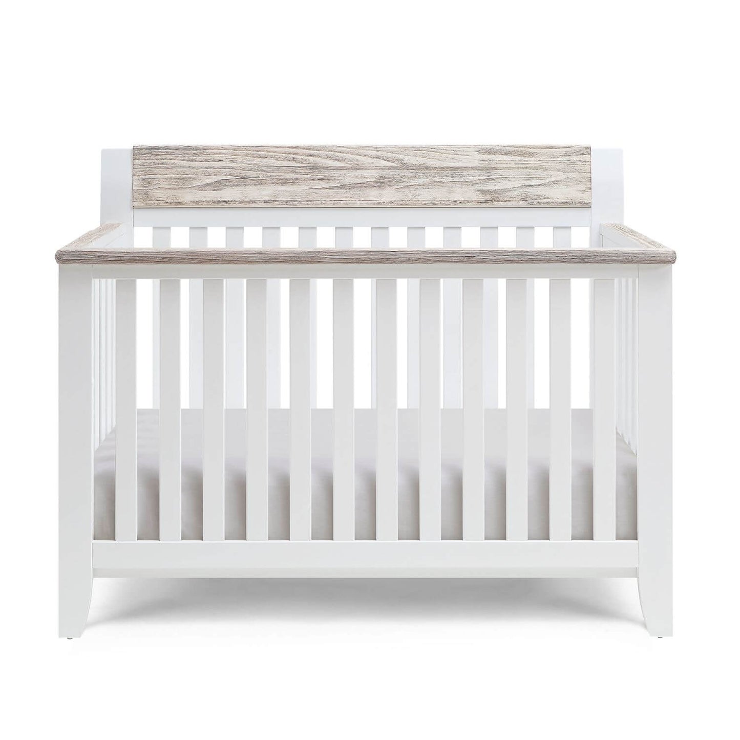 Hayes 4-in-1 Convertible Crib White/Natural