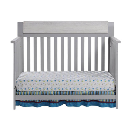 Hayes 4-in-1 Convertible Crib Gray/Weathered Granite - Daybed