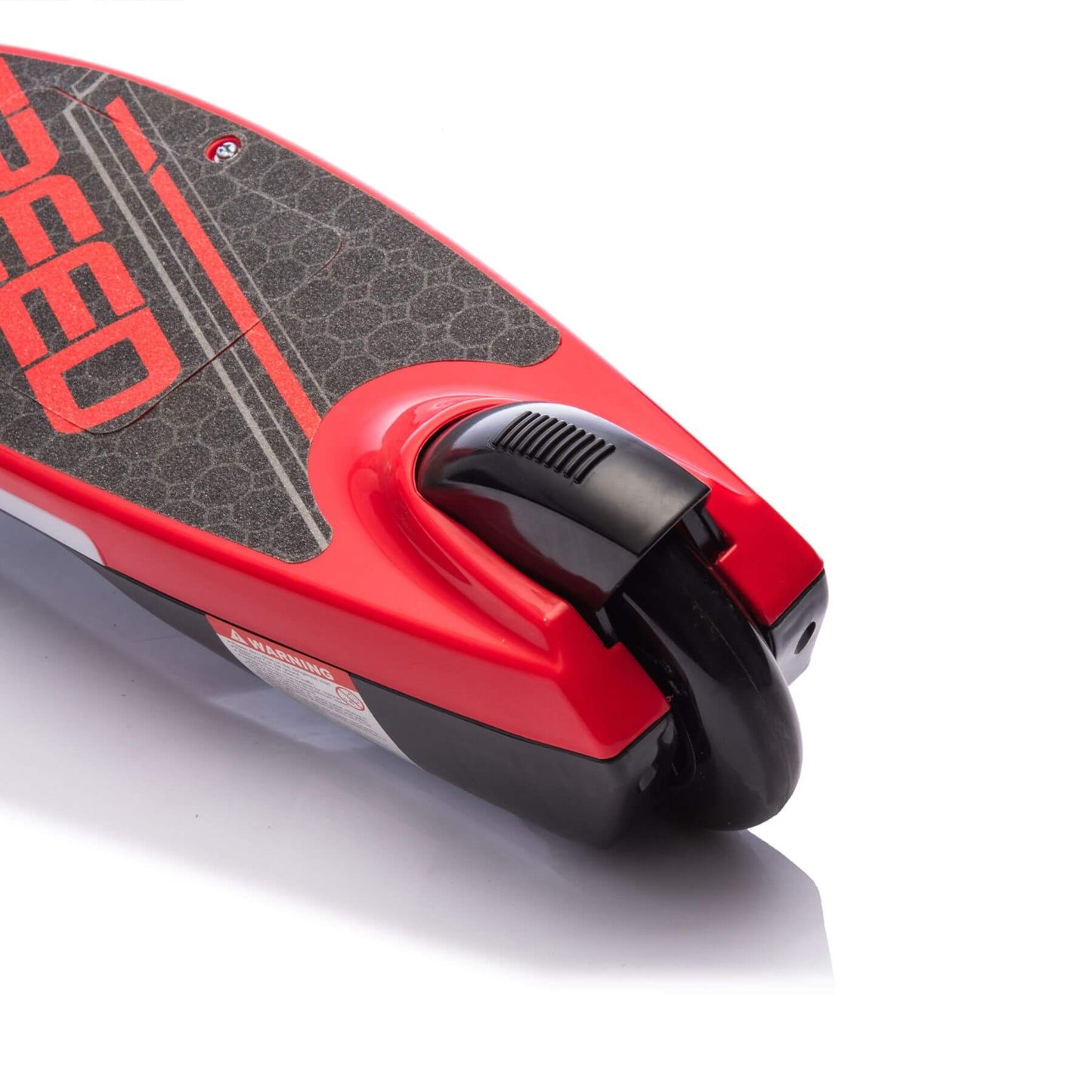 Close-up of HIFINE Kids Ride On Electric Scooter With Kickstand - Red