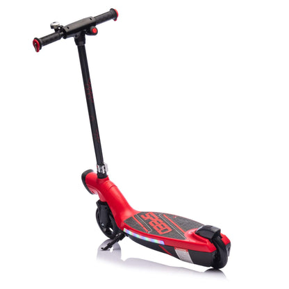 HIFINE Kids Ride On Electric Scooter With Kickstand - Red