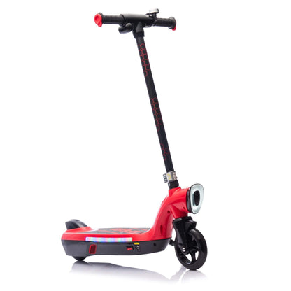 HIFINE Kids Ride On Electric Scooter With Kickstand - Red