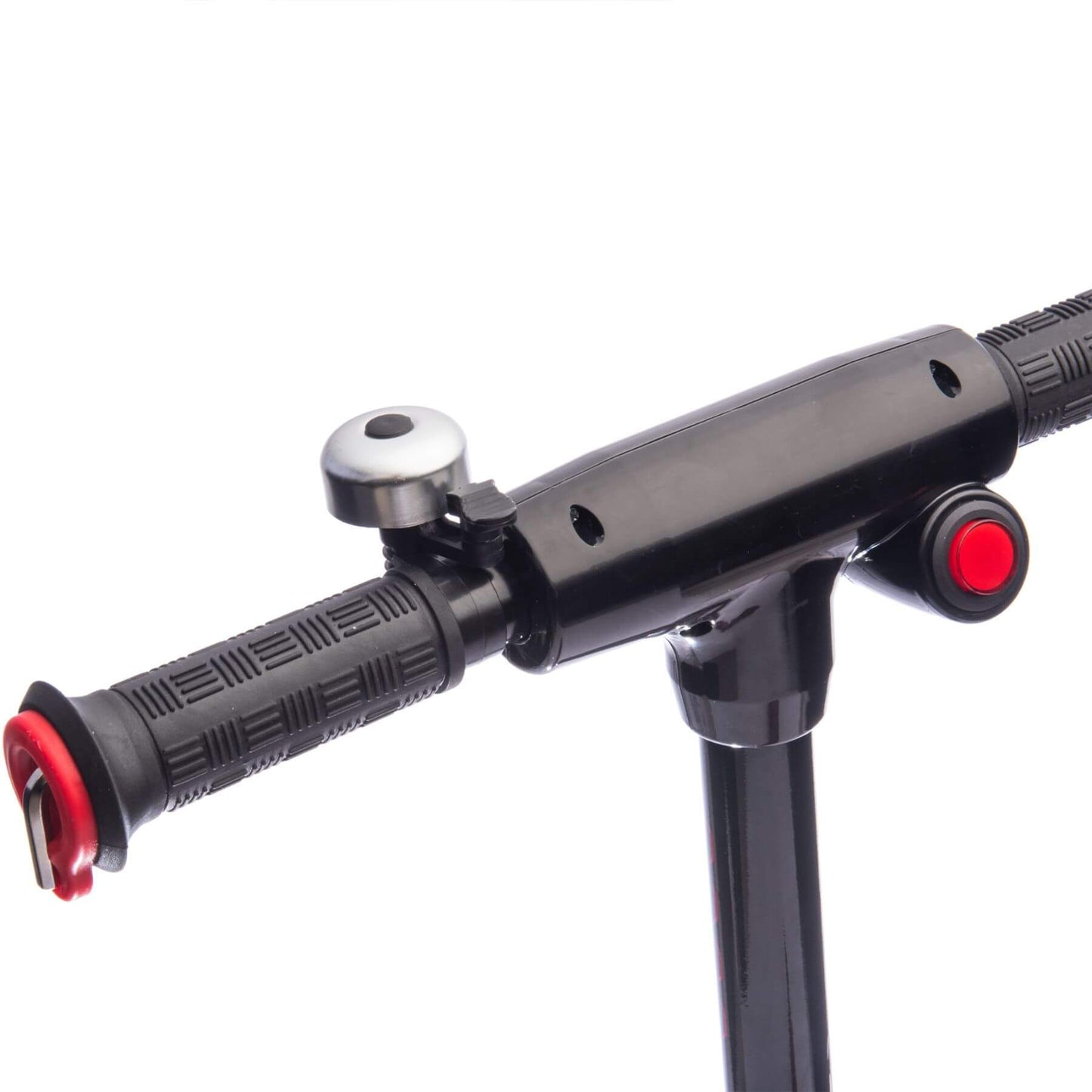 Close-up of HIFINE Kids Ride On Electric Scooter With Kickstand - Red