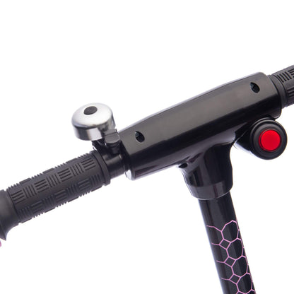 Close-up of HIFINE Kids Ride On Electric Scooter With Kickstand - Pink