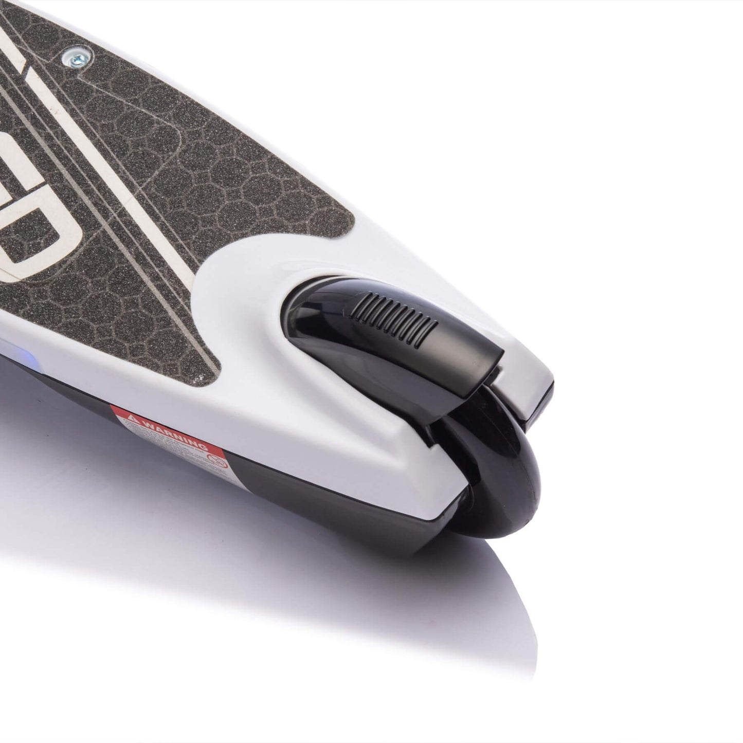 Close-up of HIFINE Kids Ride On Electric Scooter With Kickstand - White