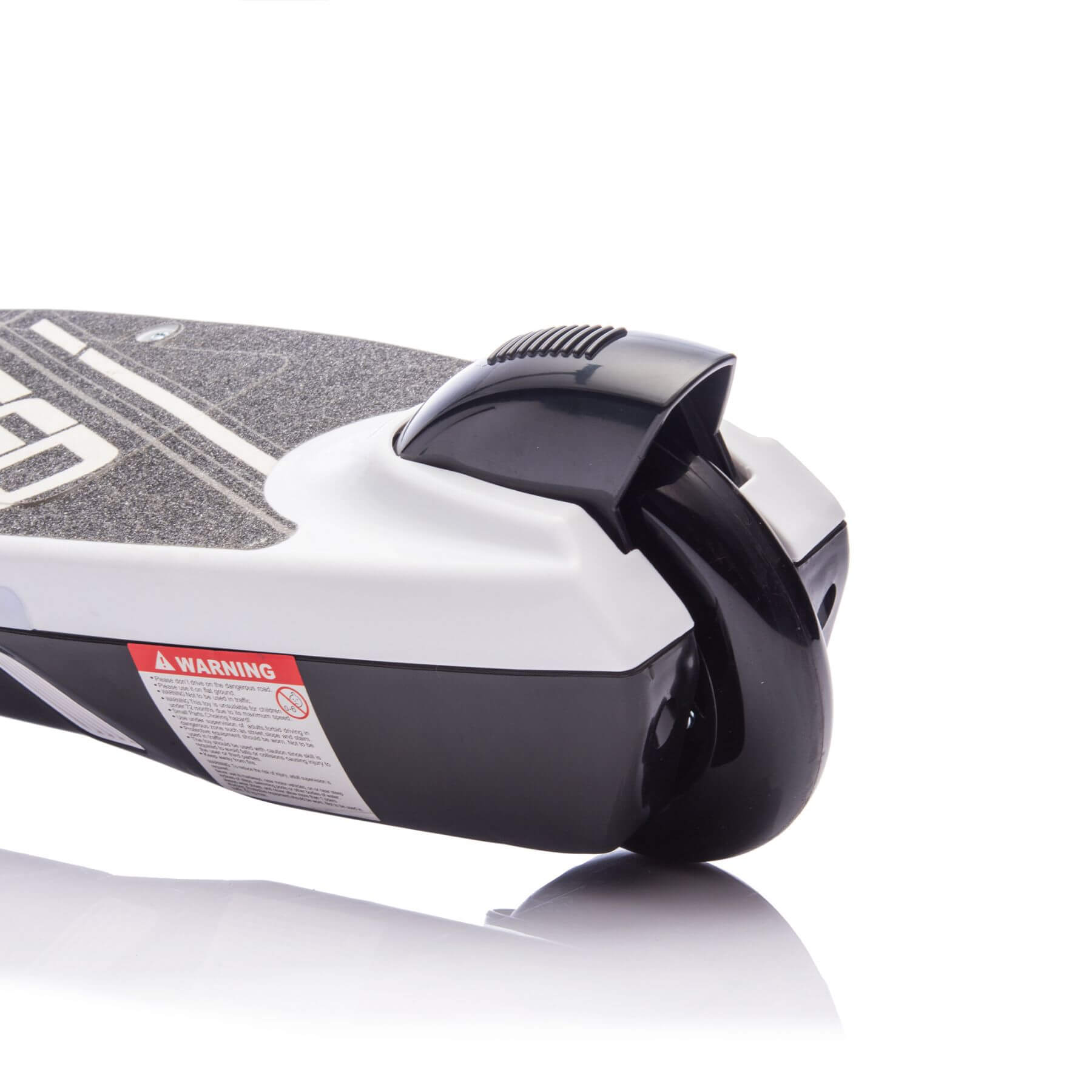 Close-up of HIFINE Kids Ride On Electric Scooter With Kickstand - White