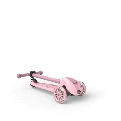 Folded Highwaykick 3S Kids Scooter Rose