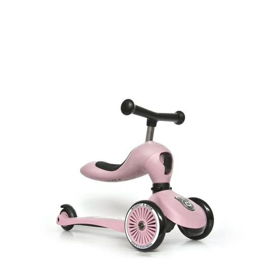 HighwayKick 1 Scooter and Ride On Toy Rose
