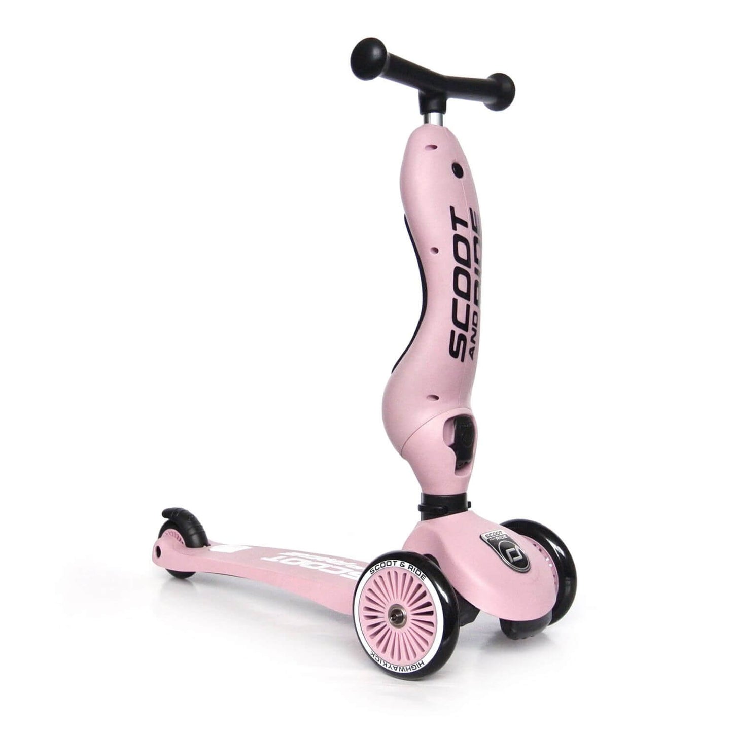 HighwayKick 1 Scooter and Ride On Toy Rose