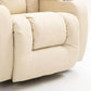 HOMCOM Luxury Faux Leather Massage Recliner | Cream White